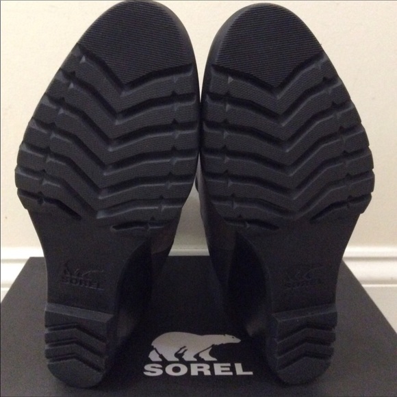 🆕 SOREL gray black wedge waterproof boots- size 8 - Picture 7 of 8